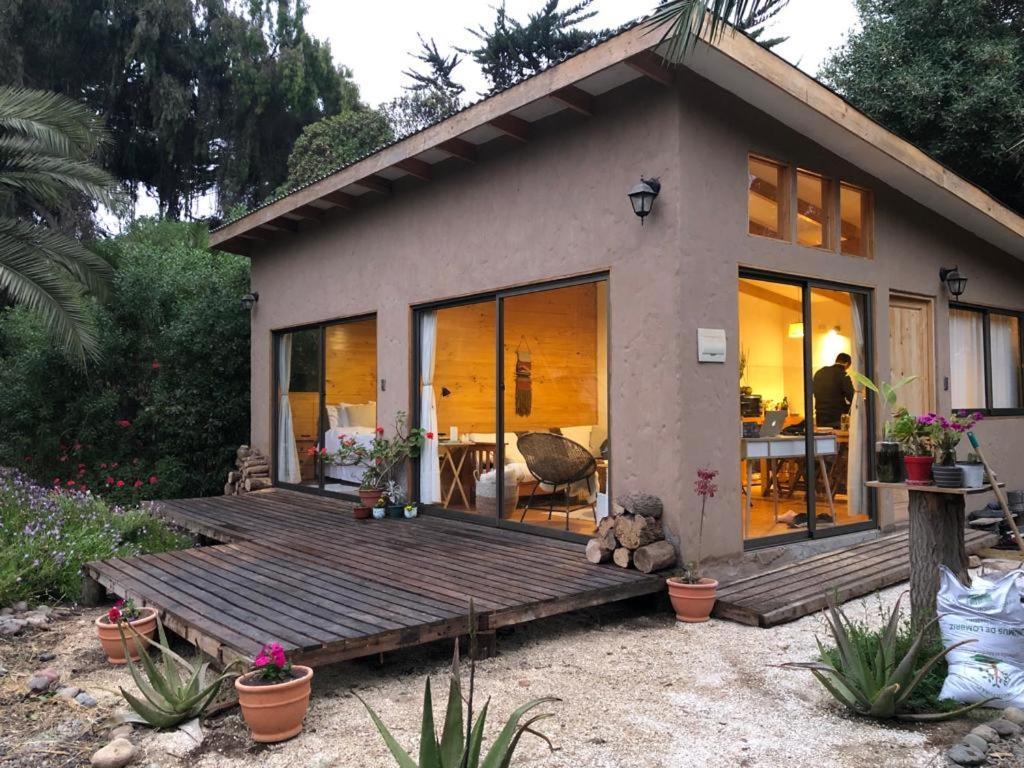 Cabanas En La Naturaleza A Pasos De La Playa 拉塞雷纳 外观 照片
